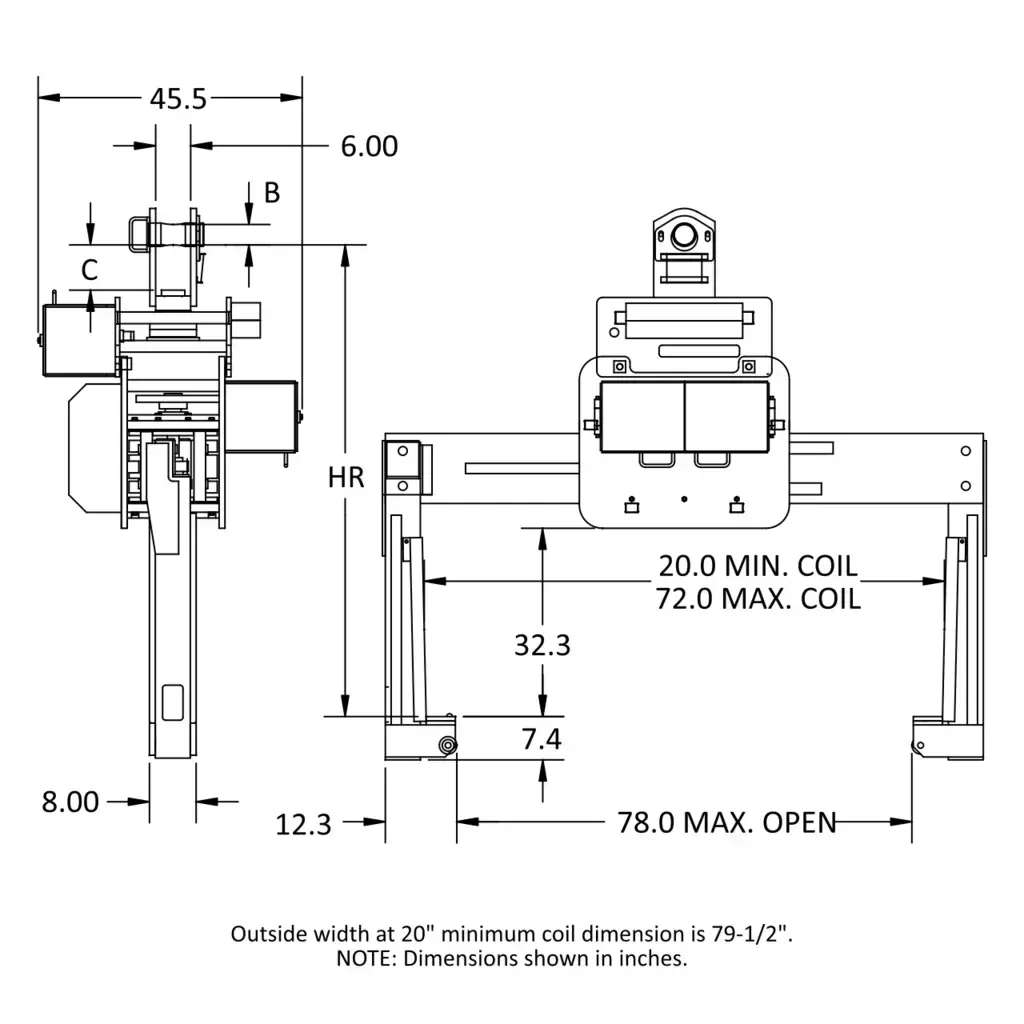 Caldwell Model 85R Motorized Rotating Telescoping Coil Grab Caldwell