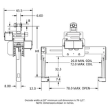 Caldwell Model 85R Motorized Rotating Telescoping Coil Grab Caldwell