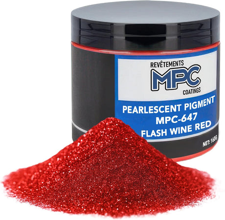 MPC-600 Metallic Epoxy Pigment (160 Grams) MPC-622 MPC Wine Red