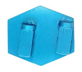 ITS - 2 x 1/2 Round PCD with Segment Syntec Diamond Tools
