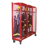 Single Sided Mobile Red Rack 18"/20"/24" Ready Rack