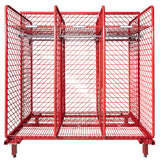 Double Sided Freestanding Red Rack Ready Rack