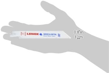 Lenox 610R 6 Inch X 10 Tpi Bi-Metal Reciprocating Saw Blades - Pack of 5 - Lenox Tools