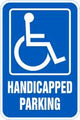 Handicapped Parking Sign: Handicapped Parking (With Symbol)