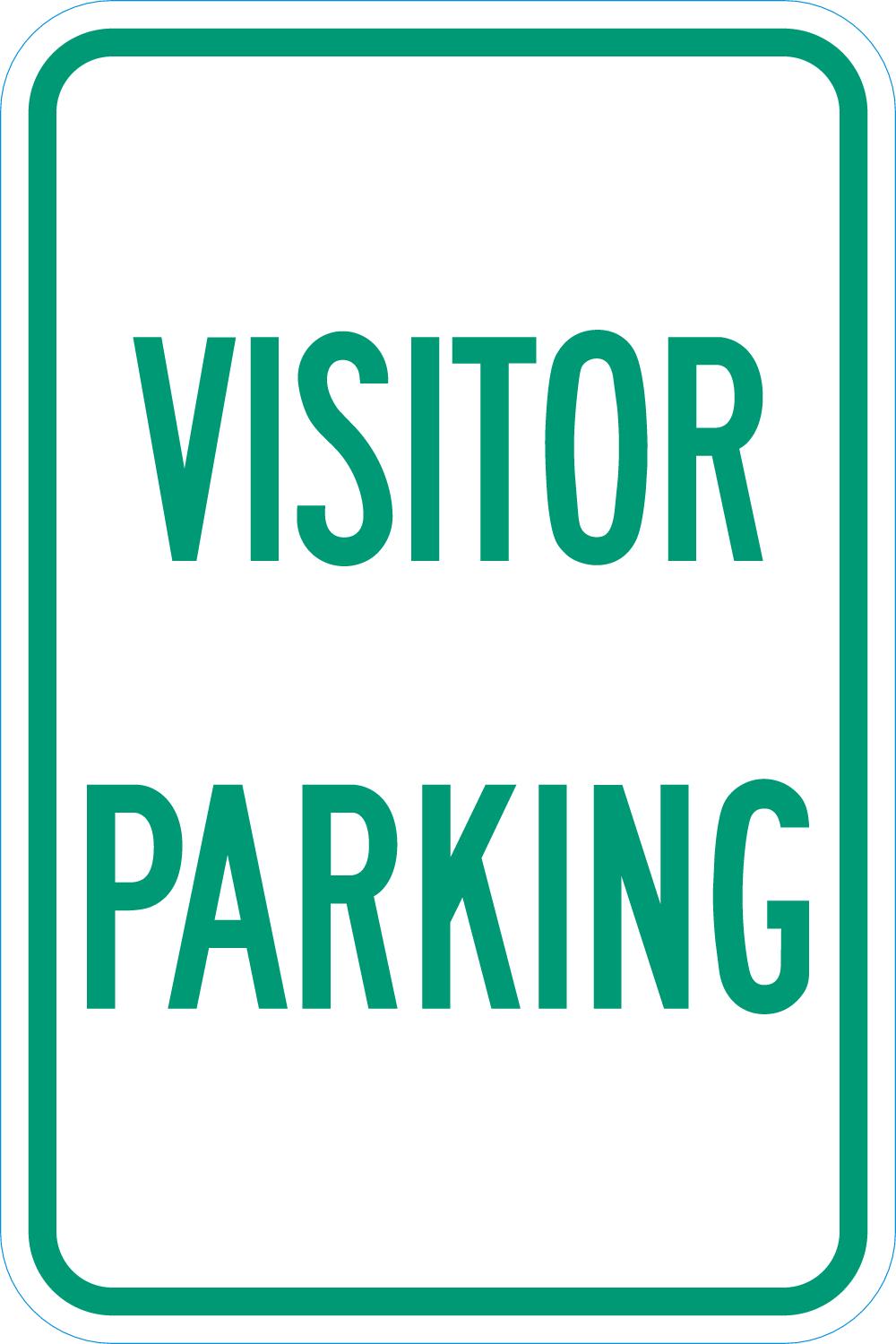 Parking Reserved Sign: Visitor Parking Lyle Signs