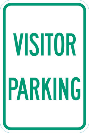 Parking Reserved Sign: Visitor Parking Lyle Signs