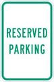 Parking Sign: Reserved Parking