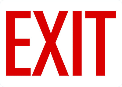 Exit Sign: Exit Lyle Signs