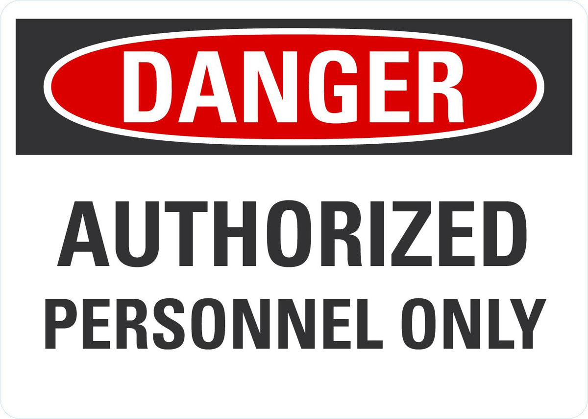Danger OSHA Sign: Danger Men Working Above Sign