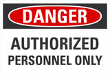 Danger OSHA Sign: Danger Men Working Above Sign