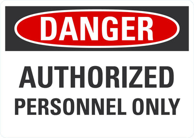 Danger OSHA Sign: Danger Men Working Above Sign