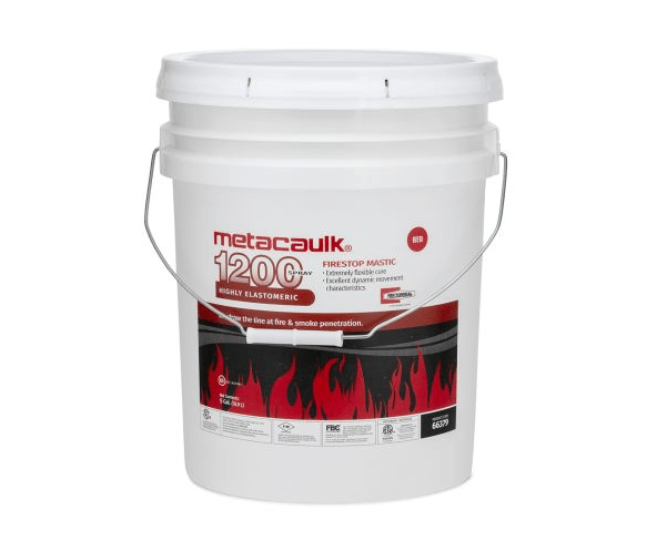 Metacaulk 1200 Firestop Sealant 66379 Metacaulk 5 Gallon Pail Spray (Red)