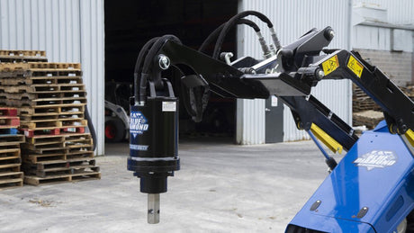 Mini Excavator Auger Drive - Series 2 Blue Diamond Attachments
