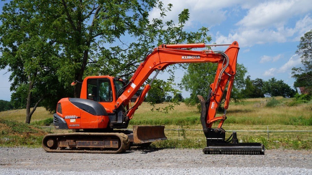Mini Excavator Brush Cutter – Heavy Duty | Land Clearing Attachment ...