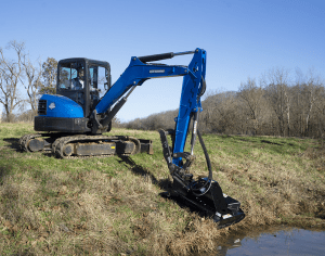 Mini Excavator Brush Cutter – Severe Duty Blue Diamond Attachments