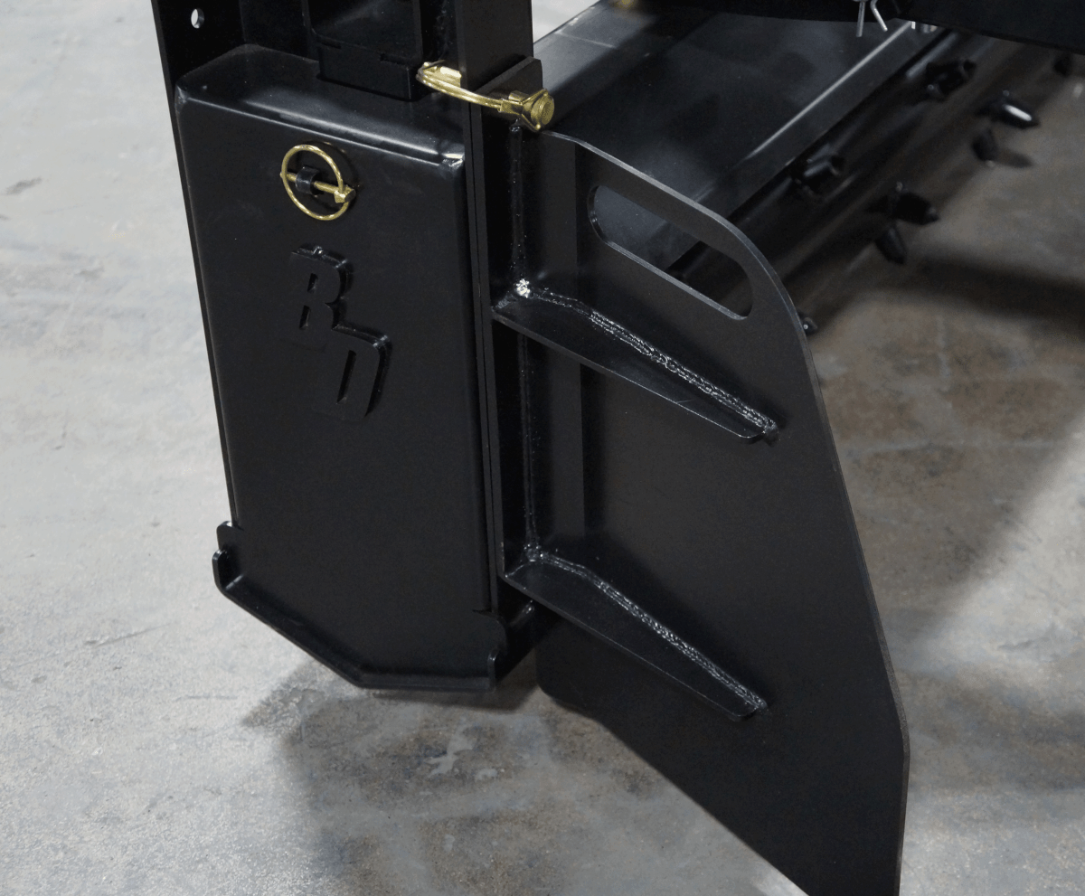 Mini Blue Rake Mini Power Rake – Standard Duty | Power Rakes for Mini Skid Steers ...