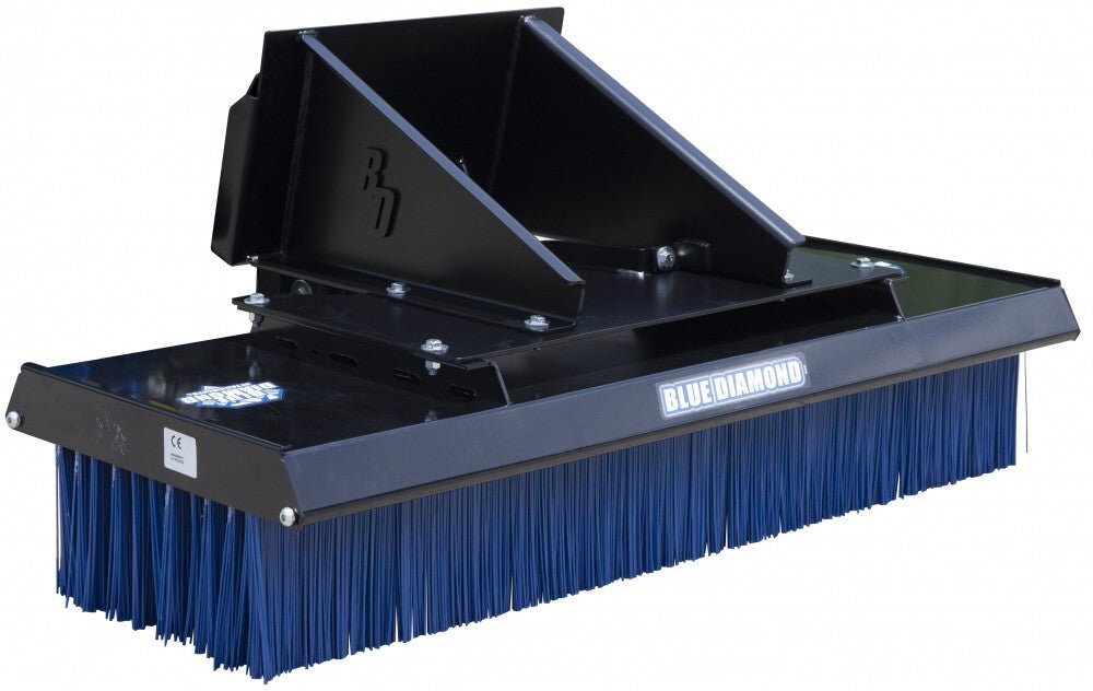 Mini Push Broom Blue Diamond Attachments