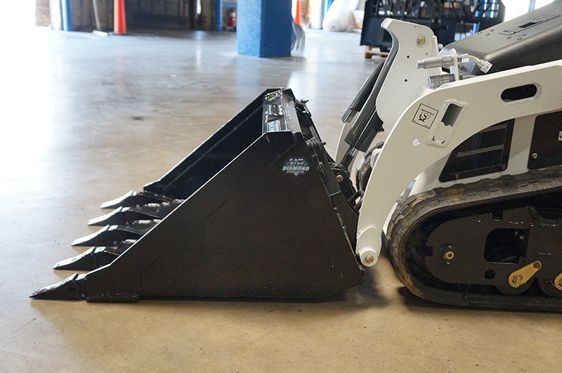 Mini Skid Steer Bucket | Mini Bucket Attachment | Blue Diamond
