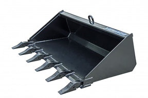 Mini Skid Steer Buckets 108010-25 Blue Diamond Attachments 36" 15" With Mini Uni Mount Smooth