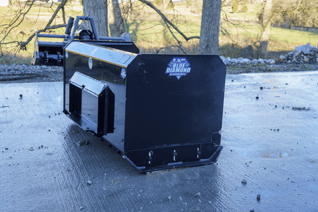 Mini Snow Pusher Mounts Blue Diamond Attachments