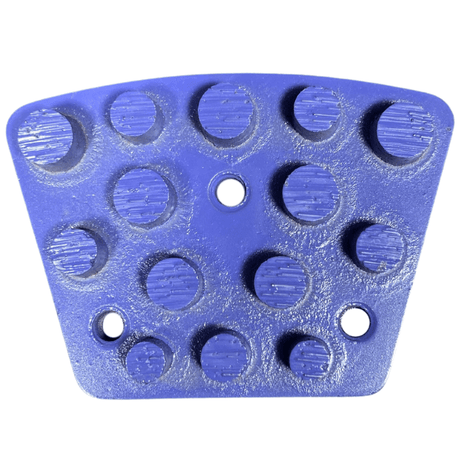 Multi Layered Brazed Trapezoid Grinding Segment VBT-BD-6mm-MC Dia Plus Big Dot - Step 1 - 6mm - M.C.