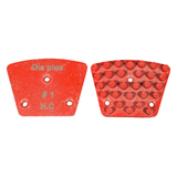 Multi Layered Brazed Trapezoid Grinding Segment VBT-SD1 Dia Plus Little Dot - Step 1 - 6mm