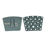 Multi Layered Brazed Trapezoid Grinding Segment VBT-HSS-2 Dia Plus Hex Shape - Step 2 (Scanmaskin)