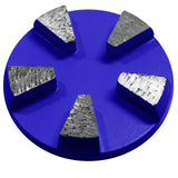 Round Diamond Inserts 3", 5 segment Diamond Products