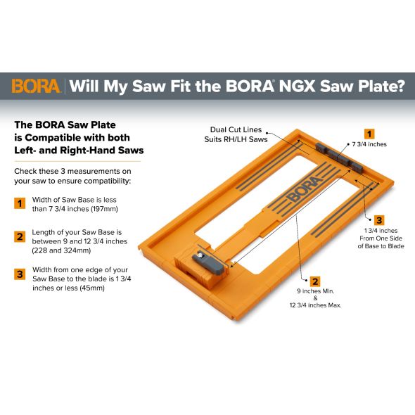NGX Saw Plate RT - Bora