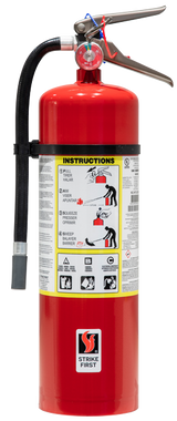 10 Pound Multi-Purpose Dry Chemical Portable Fire Extinguisher Strike First