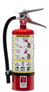 5 LB. Multi-Purpose Dry Chemical Portable Fire Extinguisher Strike First