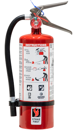 5 LB. BC Standard Dry Chemical Portable Fire Extinguisher Strike First