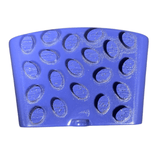 Oval Dash Vacuum Brazed Segments Dia Plus Medium Concrete Step 1