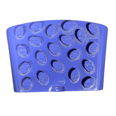 Oval Dash Vacuum Brazed Segments DP-VBSP-M1 Dia Plus Step 1 - Set Of 7 Medium Concrete