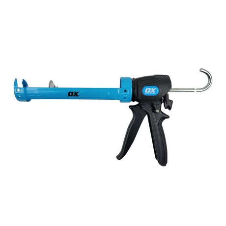 OX Pro 29-Ounce Dual Thrust Caulk Gun | 12:1 & 24:1 Thrust Ratio Ox Tools