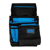 OX Pro Dynamic Nylon 7 Pocket Pouch with Hammer Holder Ox Tools