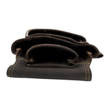 OX Pro Oil Tanned Leather Fastener Pouch with Right Handed Hammer Holder Ox Tools
