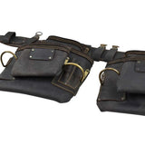 OX Pro Oil-Tanned Leather Framing Rig With Suspenders Ox Tools