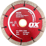 OX Pro Sandwich Double Tuck Pointing Diamond Blade Ox Tools