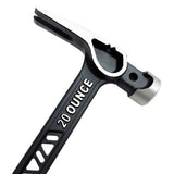 OX Pro Ultrastrike Framing Hammer - Milled Face | 20-Ounce / 560-Grams Ox Tools