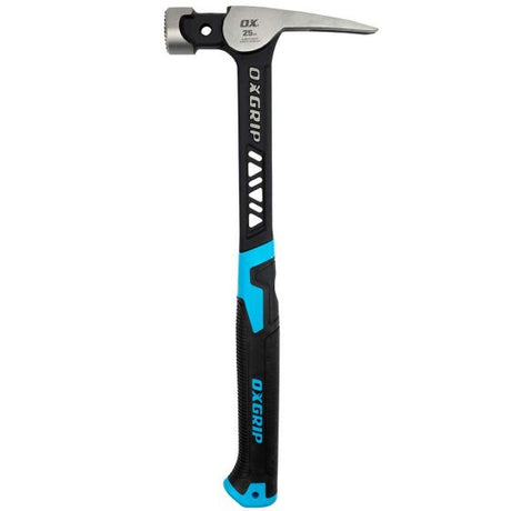 OX Pro Ultrastrike Framing Hammer - Milled Face | 25-Ounce / 710-Grams Ox Tools