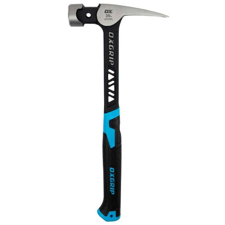 OX Pro Ultrastrike Framing Hammer - Milled Face | 30-Ounce / 850-Grams Ox Tools
