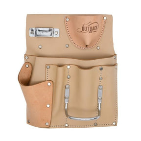 OX Trade Series 7 Pocket Drywall Tool Pouch, Suede Leather Ox Tools