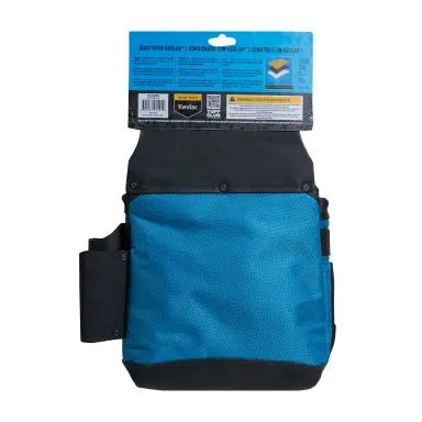 OX Ultimate 3-Pocket Leather & Nylon Fastener Pouch w/ Kevlar Reinforcement Ox Tools