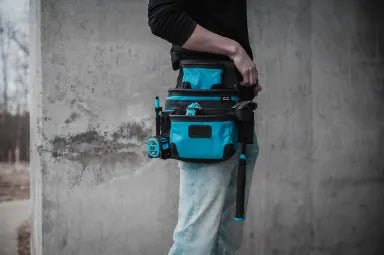 OX Ultimate 3-Pocket Leather & Nylon Fastener Pouch w/ Kevlar Reinforcement Ox Tools