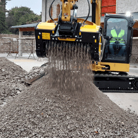 Padding Buckets for Backhoe Loaders and Mini Excavators - MB-HDS212 MB Crusher