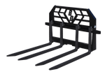 Pallet Forks – Block & Brick 314500 Blue Diamond Attachments Complete PALLET FORK ASSEMBLY 48" W/ STEPS 3200# CAPACITY W/ (4) 1.5 X 2 X 48"