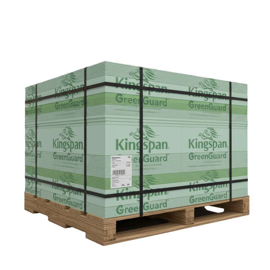 GreenGuard PB4 Waterproofing Protection Board PB4 Kingspan 1/4" x 4' x 50' - 128 Squares