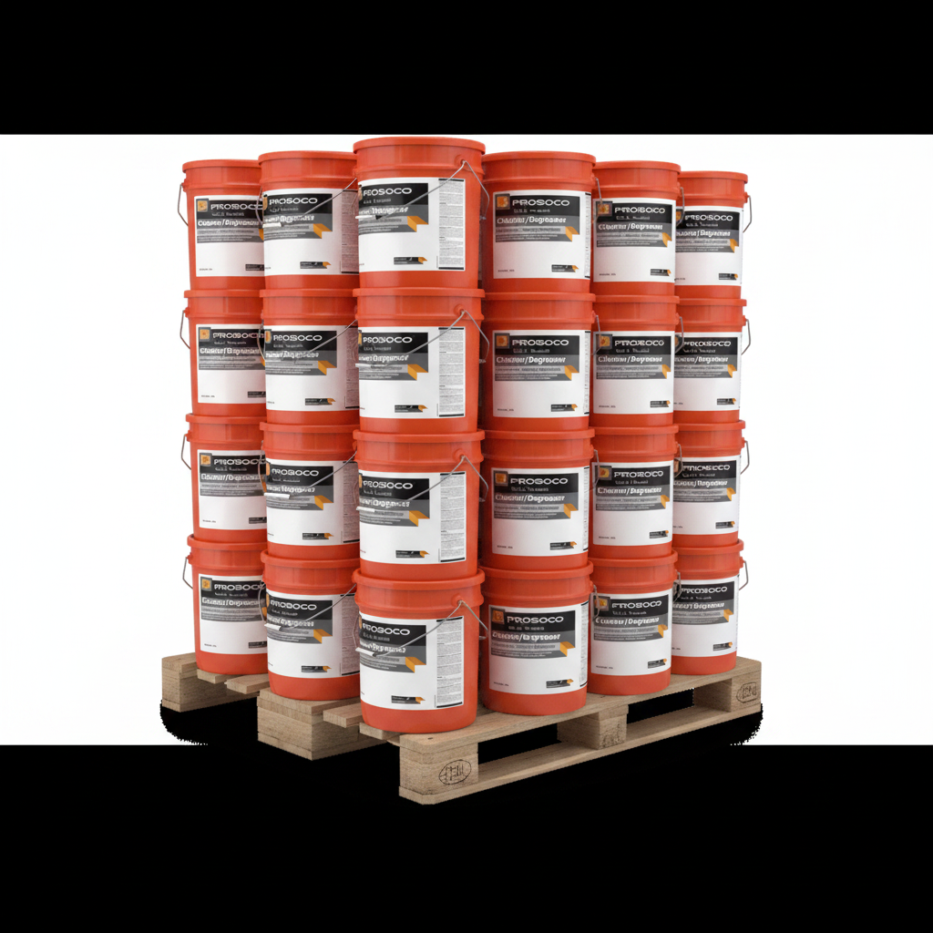 Cleaner/Degreaser Commercial-Strength Detergent 46015-05GAL (Pallet) Prosoco Pallet of 32 (5 Gallon Pails)