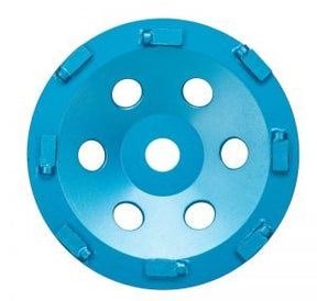 PCD CUP WHEELS - FLAT TOP HALF ROUND Syntec Diamond Tools